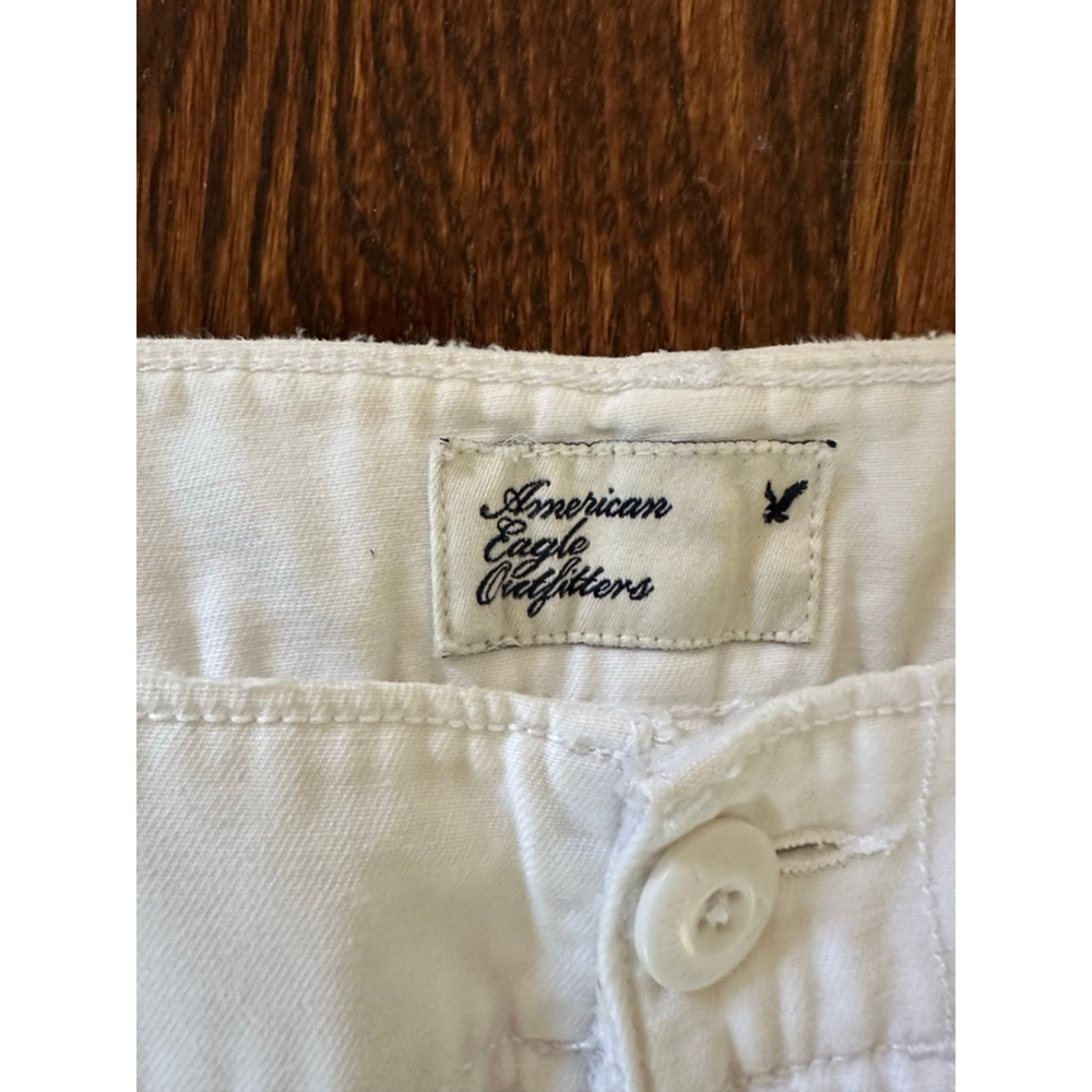 Women's American Eagle Outfitters Beige Cargo Skinny Pants Size 6 - Picture 4 of 11
